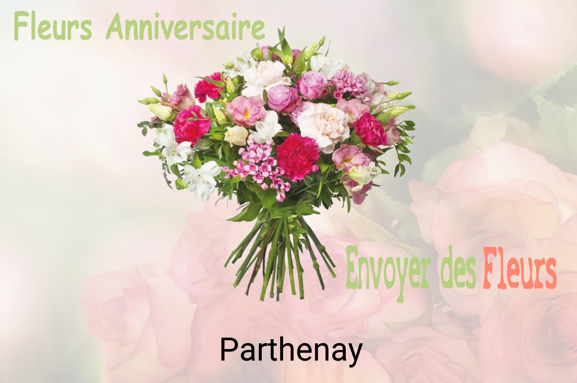 Bouquet de fleurs d’anniversaire livré à Parthenay
